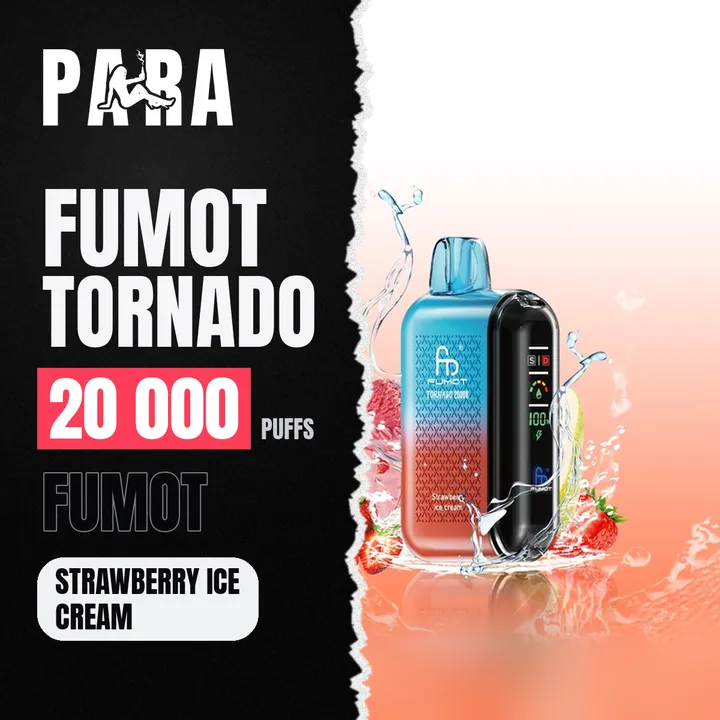 Fumot Tornado 20000 Strawberry Ice Cream