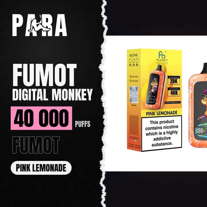 Fumot Digital Monkey Pink Lemonade