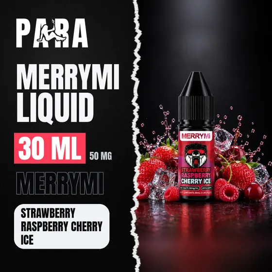 MerryMi Liquid 30 ml Strawberry Raspberry Cherry Ice
