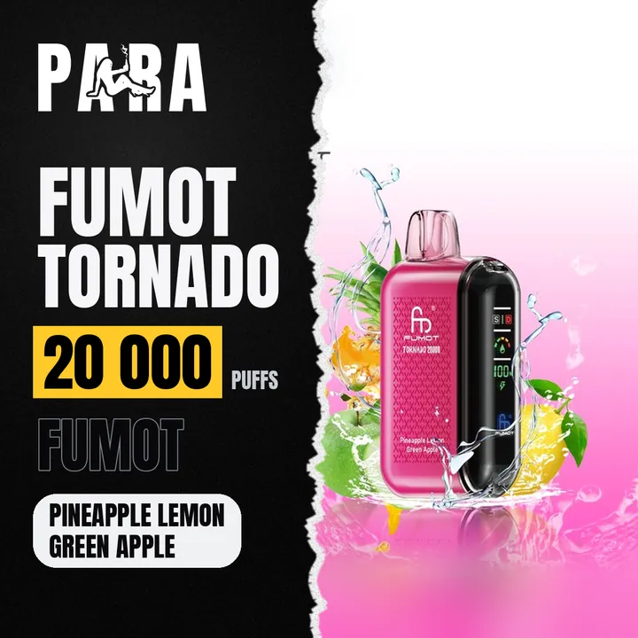 Fumot Tornado 20000 Pineapple Lemon Green Apple