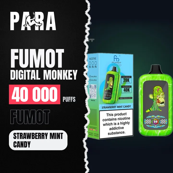 Fumot Digital Monkey Strawberry Mint Candy